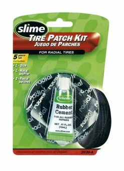 Slime Tire Patch Kit with Cement - 2030-A - Patches & Plugs