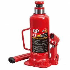 Big Red 12-Ton Welded Bottle Jack - T91203B - Jack Stands