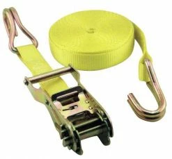 Erickson Mfg. 1" x 15' Yellow Ratchet Strap 3000lb. 51316 - Towing