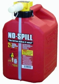 No-Spill No Spill Fuel Can, 2.5 Gallon Capacity - NOSPILLCAN 2.5 - Fluids