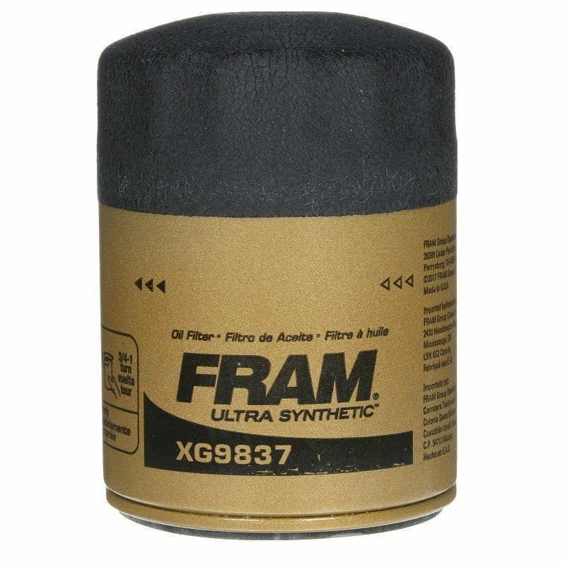 FRAM Ultra Synthetic Spin-On Oil Filter XG9837 - Oil Filters