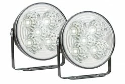 Optronics (2) White 5 Led Racing Light Kit With Illuminated Rocker Swich, Retail Clam - Accessories & Gear