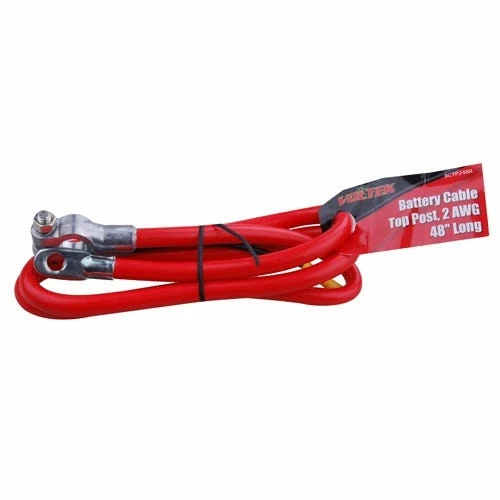 Uriah Products Uriah Red Top Post Battery Cable 2 Awg 48In W/ Auxiliary Cable -UV001770 - Maintenance & Parts - Image 2
