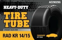Heavy Duty Passenger Off-Road Tire Tube RAD KR 14/15 AE29029G - Automotive Tires