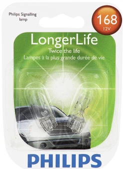 Phillips 168 LongerLife Mini Bulb - 168LLB2 - Automotive Lighting