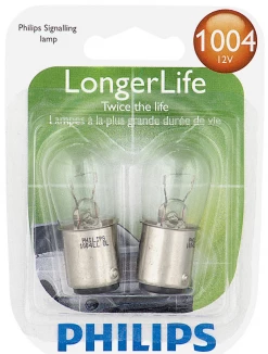 Phillips 1004 LongerLife Mini Bulb - 1004LLB2 - Automotive Lighting