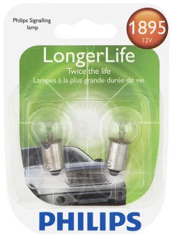 Phillips 1895 LongerLife Mini Bulb 1895LLB2 - Automotive Lighting