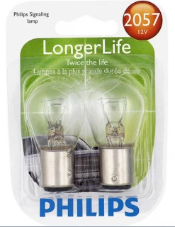 Phillips 2057 LongerLife Mini Bulb 2057LLB2 - Automotive Lighting