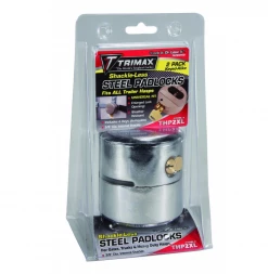 TRIMAX Keyed-alike Hockey Puck Locks 2 Pack THP2XL - Hitches