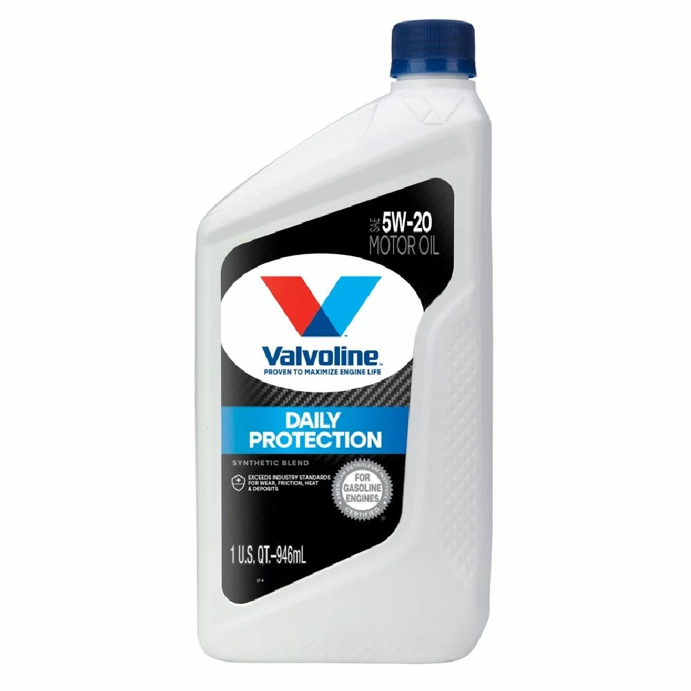 Valvoline Daily Protection SAE 5W-20 Synthetic Blend Motor Oil, 1 Quart - 797974