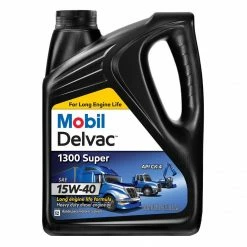 Mobil Delvac 1300 Super Heavy Duty Diesel Engine Oil 15W-40, 1 Gallon - 122492 - Motor Oil