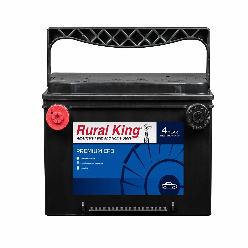 Rural King Premium EFB Automoitive Battery - Rural King-EFB78 - Batteries & Accessories