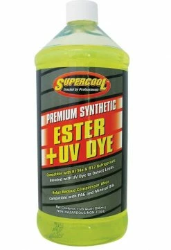 TSI Supercool Ester Oil with U/V Dye 32 oz - E32 - Automotive Chemicals & Compounds
