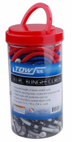 Tow Tek TowTek 30 Piece Bungee Cords - 28400 - Straps