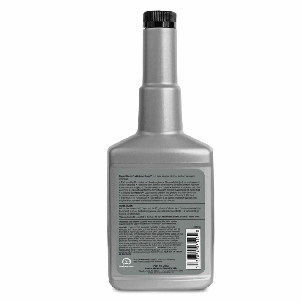 Power Service Products, Inc. Power Service Products Diesel Kleen +Cetane Boost, 12 oz - 3012 - Gasoline Additives - Image 2