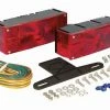Optronics Waterproof Low Profile Stop/Turn/Tail Light Kit With License Plate Bracket And 25Ft Wiring Harness - Accessories & Gear