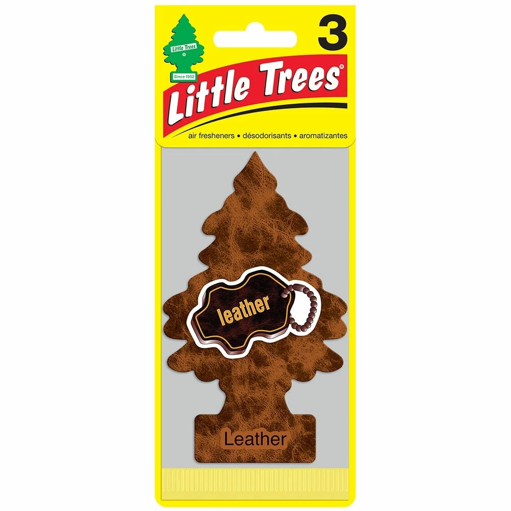Little Tree 3-Pack Air Freshener Leather - Interior Accessories