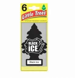 Little Tree Black Ice 6 Pak - Air Freshener
