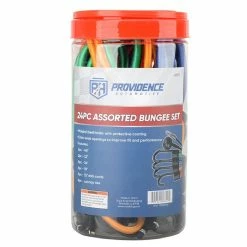 Providence Assorted Bungee Set, 24 Pack - 66613 - Straps