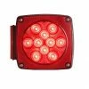 Optronics 11-Led Stud Mount Traditional Stop/Turn/Tail Light; Driver Side - Includes License Illuminator - Accessories & Gear