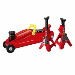 Bigred Big Red 2-Ton Jack & Jack Stand Combo in Plastic Case T82001S - Jack Stands