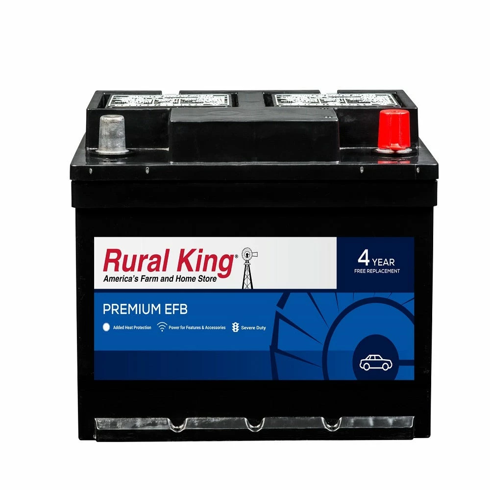 Rural King Premium EFB Automoitive Battery - Rural King-EFB96R - Batteries & Accessories
