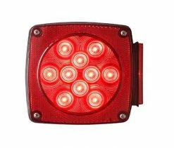 Optronics 11-Led Stud Mount Traditional Stop/Turn/Tail Light; Passenger Side - Accessories & Gear