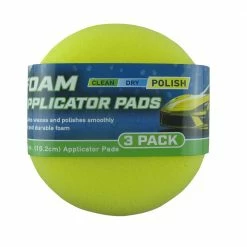 Simoniz Sure Shine 3pk Foam Applicator Pads - 293400207 - Vehicle Cleaners