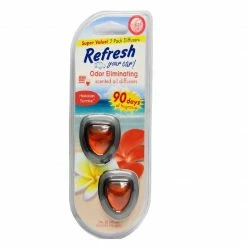Refresh Your Car 2 Pack Mini Diffuser Vent Clip Hawaiian - PADS09136 - Air Freshener