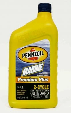 Pennzoil Marine Premium 2-Cycle Oil, 1 Quart -550044674 - 2 Stroke Oil