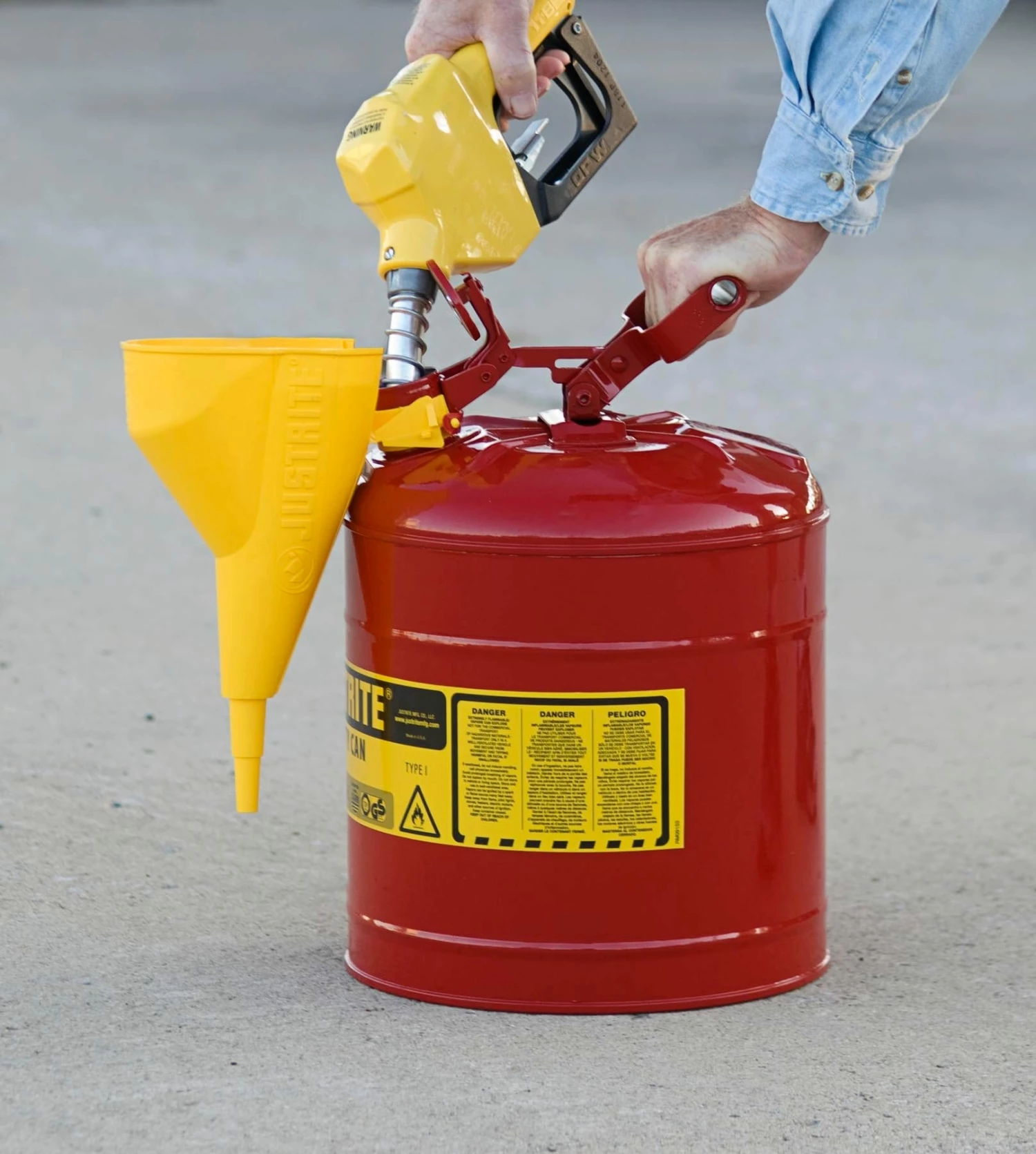 JustRite Safety Can, 5 Gallon - 7150112 - Gas Cans - Image 3