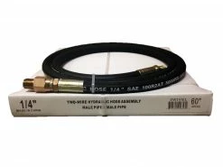 Royal Brass and Hose Hydraulic Hose Assembly - 1/4 Inch ID x 60 Inch - 1/4X60-BAX - Wiring Accessories