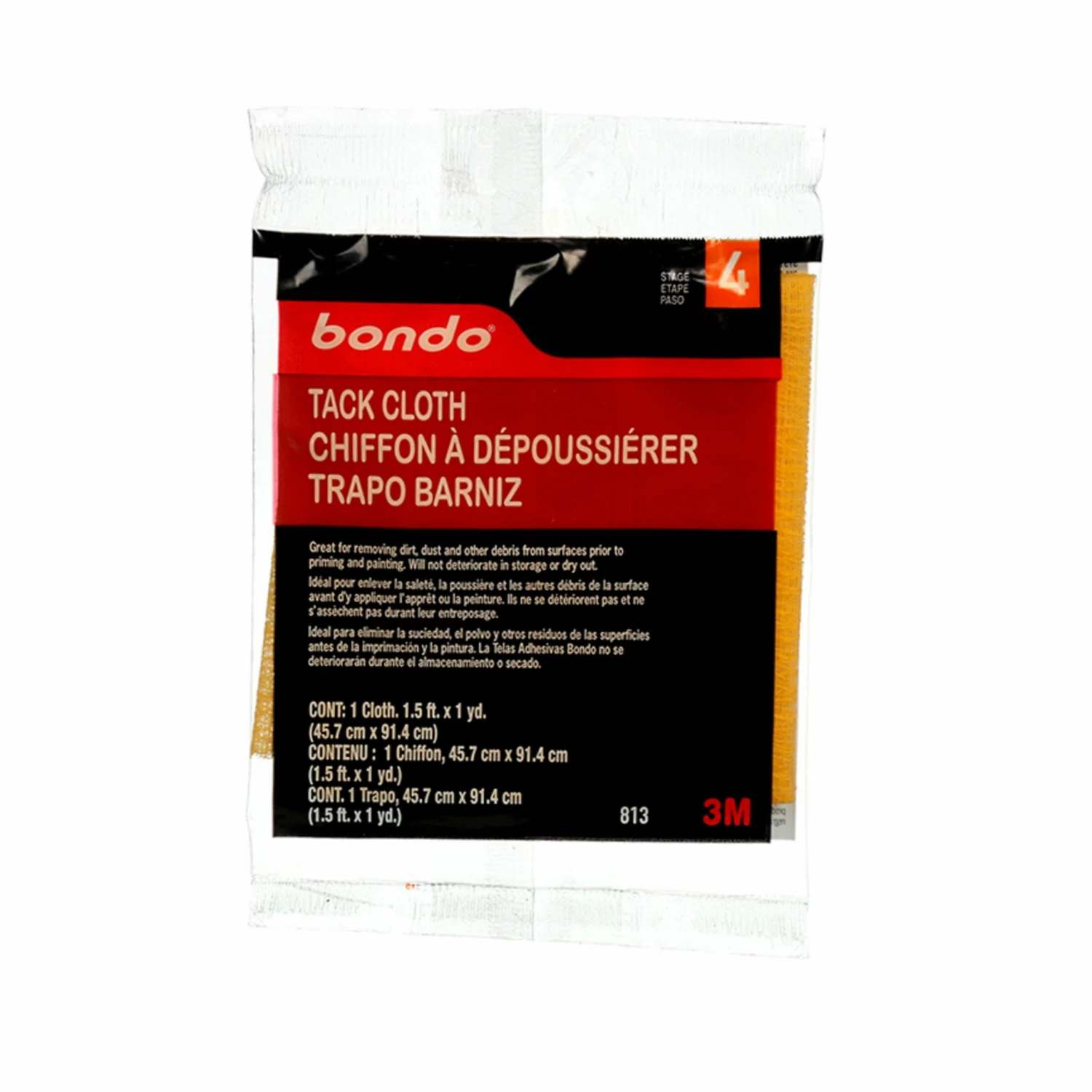 Bondo Tack Cloth 813 - Adhesives & Sealants - Image 2