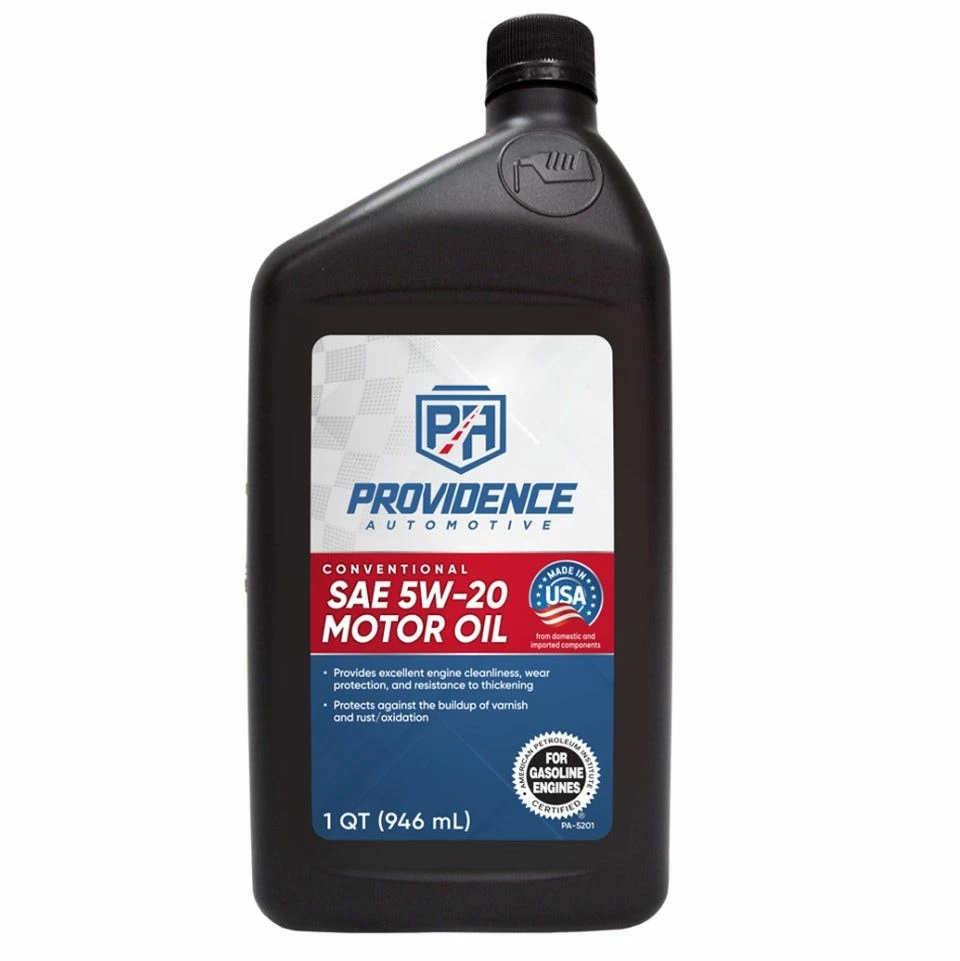 Providence Automotive Oil 5W20, 1 Quart - PA-5201 - Motor Oil