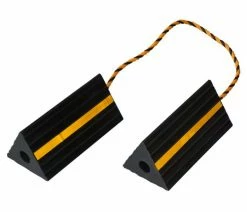 Various Brands 2 pack Rubber Wheel Chocks 66193 - Garage Accessories