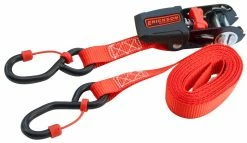 Erickson 4 pack 3/4 inch X 10 foot Ratchet with Cap Locks 600 pounds (31405) - Straps