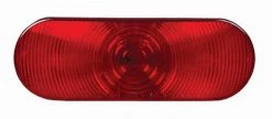 Optronics 6" Red Grommet Mount Stop/Turn/Tail Light; Pl-3 Connection - Accessories & Gear
