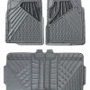 Go Gear Full Size Heavy Duty Gray Floor Mats 79001