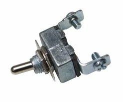 Uriah Products Uriah Nickel/Brass Toggle Switch 20Amp 12V Dc -UA451000 - Maintenance & Parts