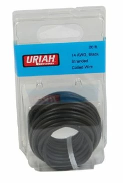 Uriah Products Uriah Wire 14 Awg Stranded Black Insulation (20') -UA501470 - Maintenance & Parts