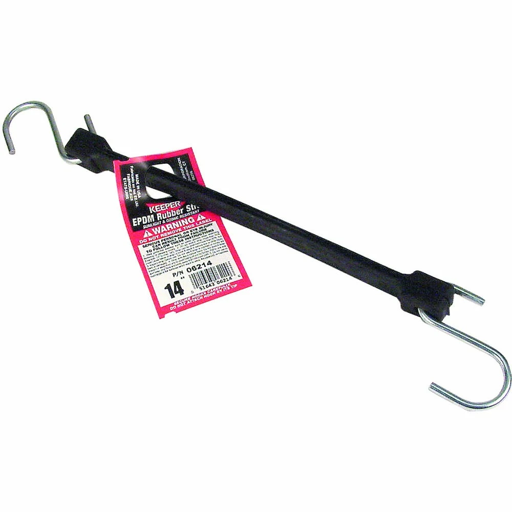 Keeper 14 in. EPDM Rubber Tarp Strap 06214 - Straps