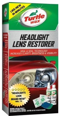 Turtle Wax RR Headlight Restorer Kit US T240KT - Vehicle Cleaners