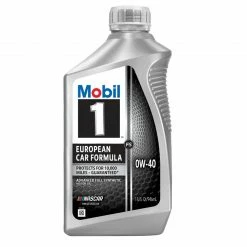 Mobil 1 FS European Car Formula Full Synthetic Motor Oil 0W-40, 1 Quart - 112628
