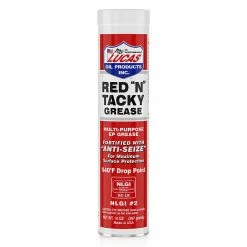 Lucas Oil Red "N" Tacky Grease, 14 oz. Cartridge - 10005-30 - Motor Oil