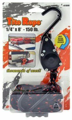 Erickson 1/4" X 8' Rope Tie-Down (01800) - Tie Downs & Fasteners