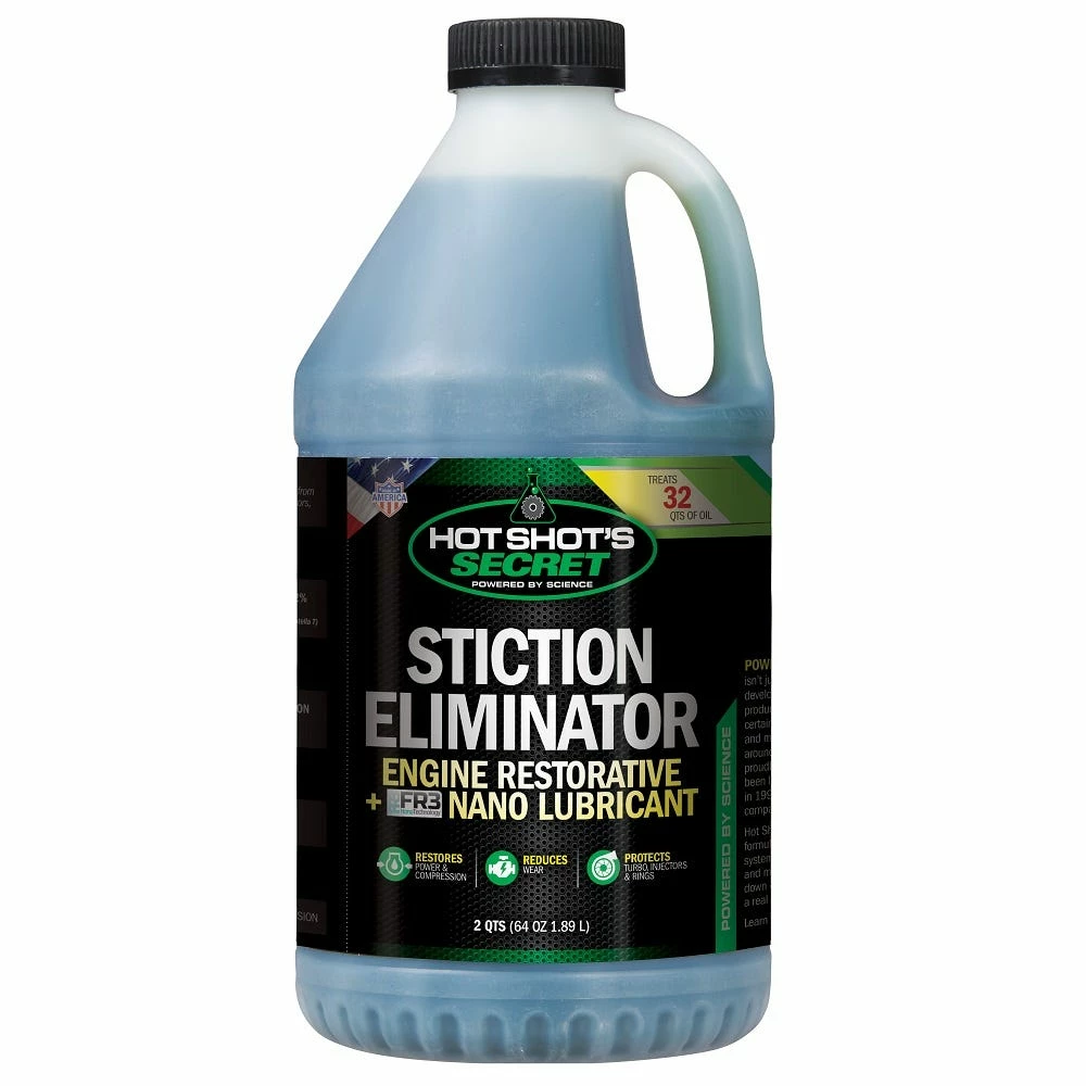 Hot Shot's Original Stiction Eliminator, Secret Diesel Oil Additive, 64 Ounce - SE 64oz - Motor Oil
