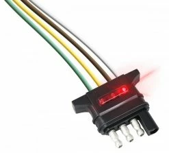 Hopkins Towing Solutions LED Test 4-Flat Connector Trailer End 18" 48133 - Wiring Kits