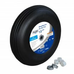 Various Brands 13 Inch No Flat Wheelbarrow Tire with Universal Bearing Kit - 66006 - Tires & Wheels