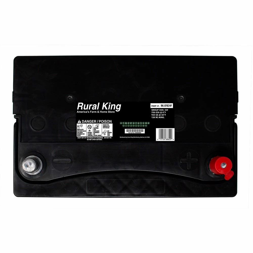Rural King Premium EFB Automoitive Battery - Rural King-EFB24F - Batteries & Accessories - Image 2