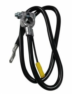 Uriah Products Uriah Black Top Post Battery Cable 4 Awg 32In W/ Auxiliary Cable -UV008030 - Maintenance & Parts